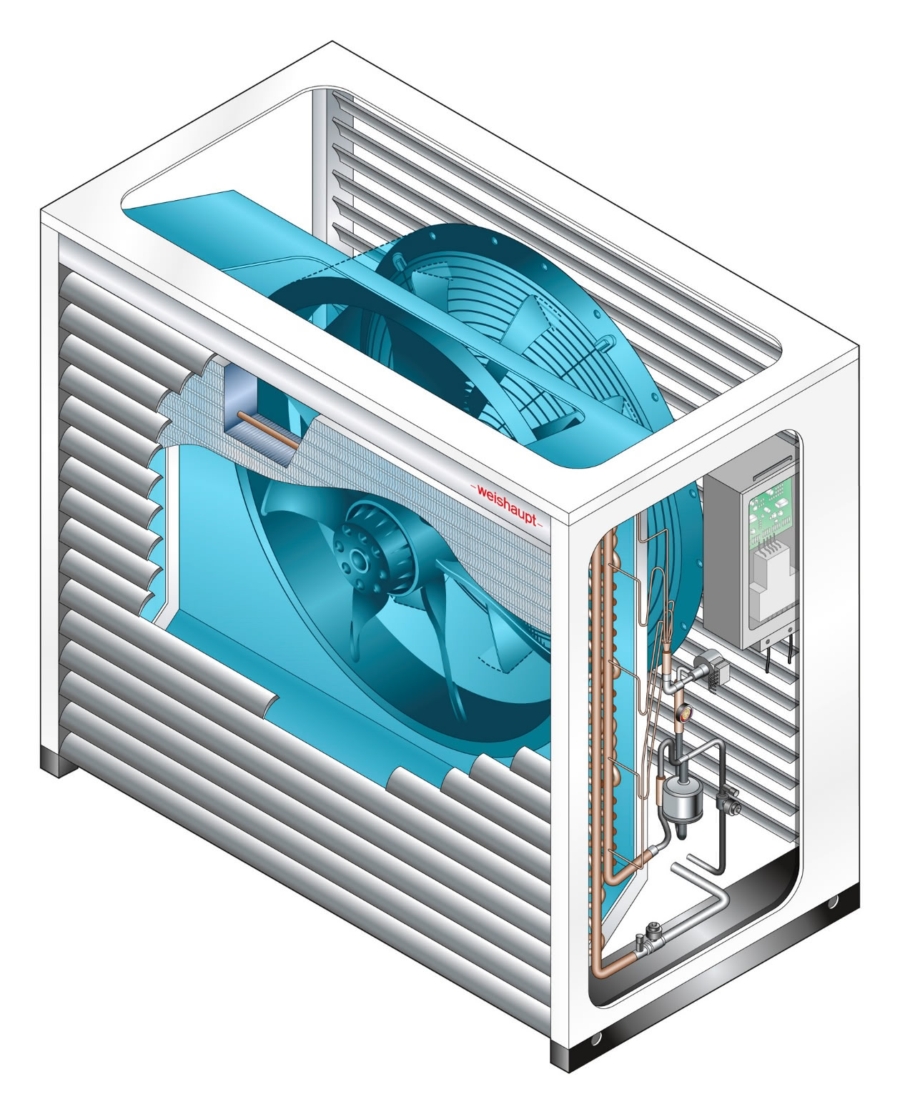 Weishaupt Luft/Wasser-Wärmepumpe Biblock®