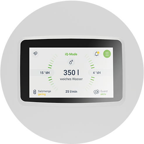 Grünbeck, softliQ:SE, Neue Benutzeroberfläche