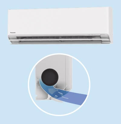 Panasonic Etherea, Grafik (Angenehme Kühle im Kühlbetrieb)