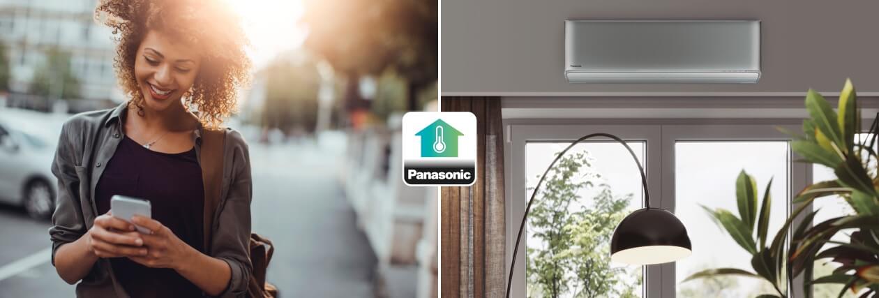 Panasonic Etherea, Moderne Regelung per Smartphone und Sprachsteuerung