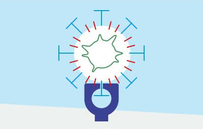 Panasonic nanoe™ X, Infektionsweg, Abbildung 2